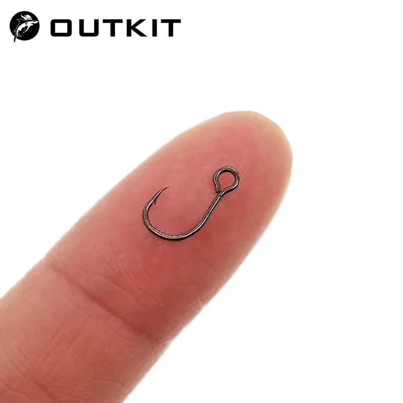 Fishing Hook Barbless - OUTKIT 12pcs for Fishing Lure Spare