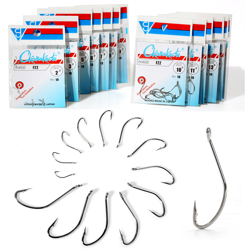 Ckamakastu F22 White Saltwater - Fishing Hook Barbless review and price