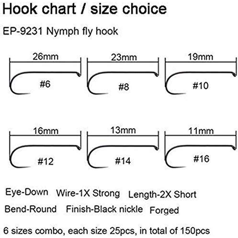 Aventik Eupheng 100PCS Competi - Fishing Hook Barbless review and price
