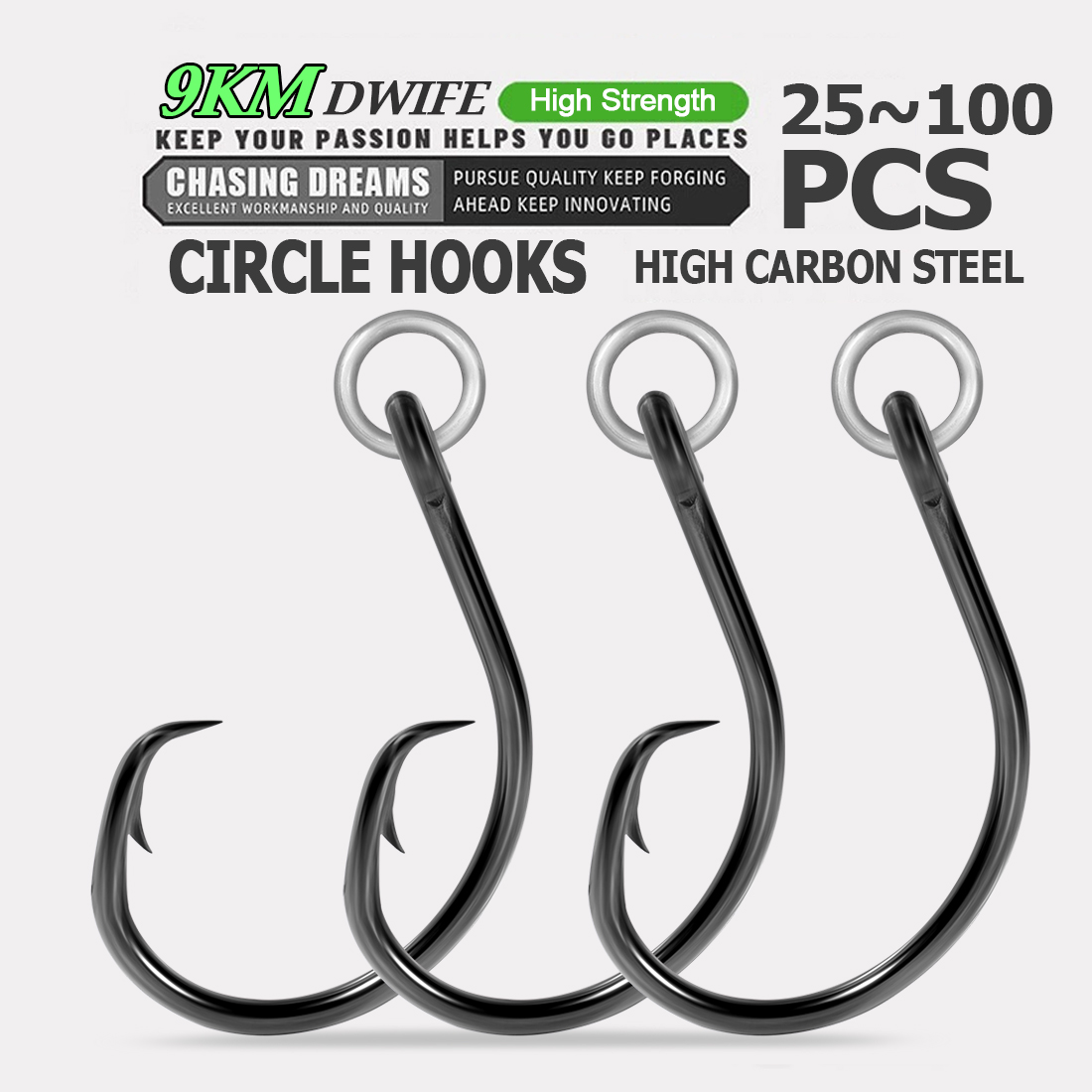 9KM Circle Hooks Fishing with  - Fishing Hook Circle review and price