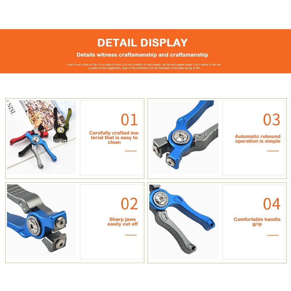Aluminum Alloy Fishing Pliers  - Fishing Hook Remover review and price